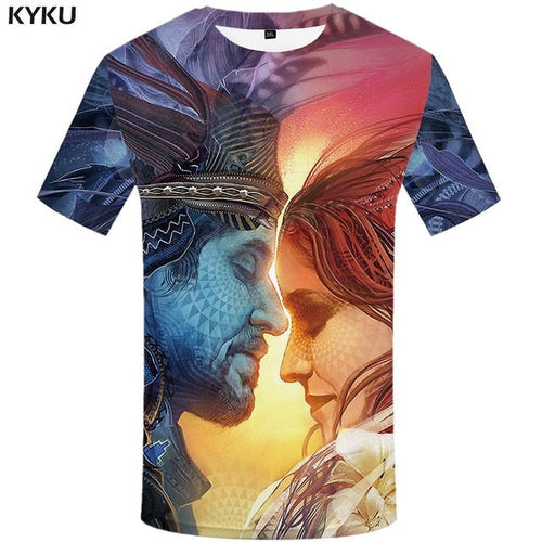3d Tshirt Buddha T shirt Men Meditation Tshirt Printed Galaxy Space Anime Clothes Psychedelic Tshirts Casual Art T-shirts 3d
